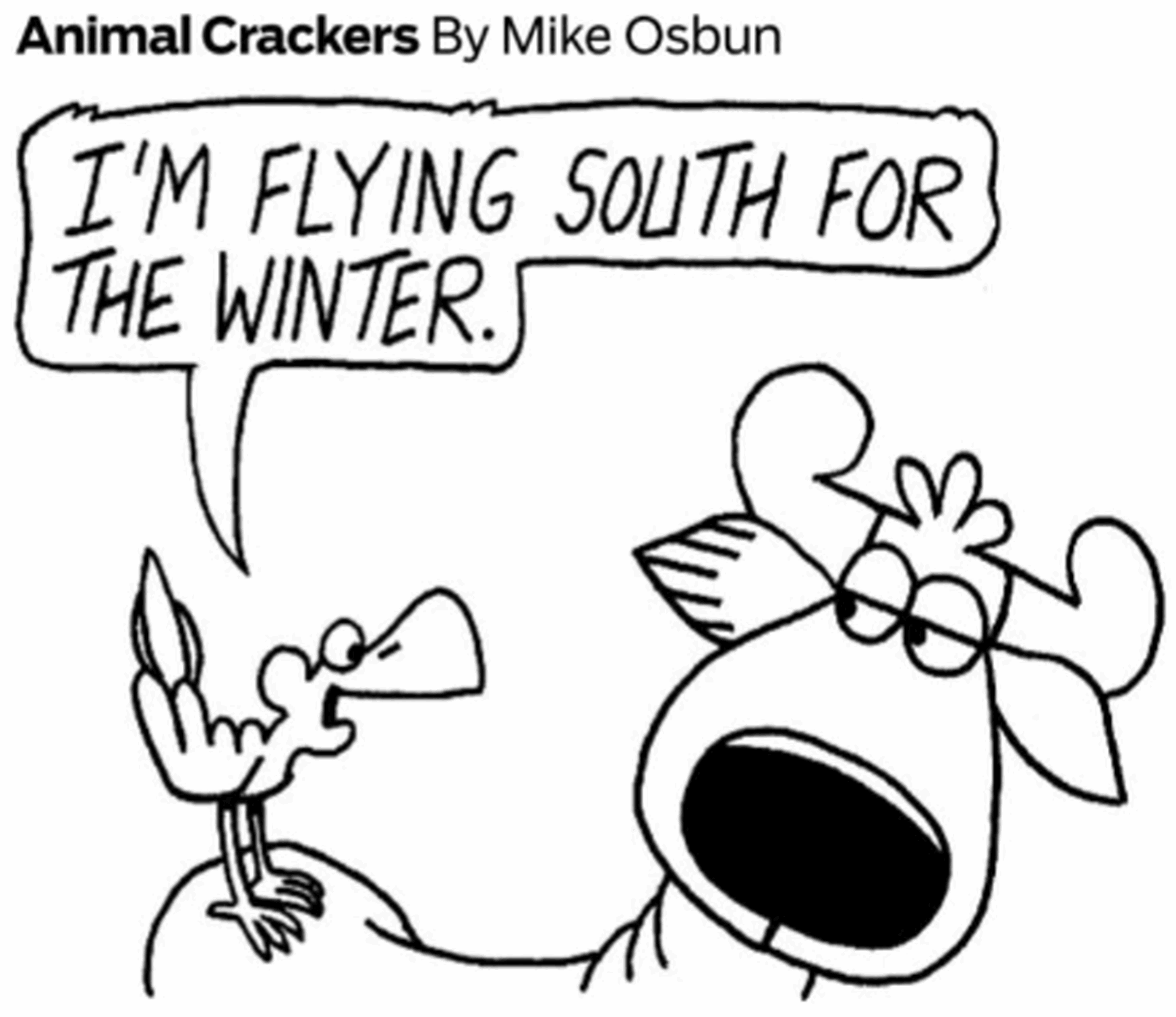 Flying South - McHenry County Blog