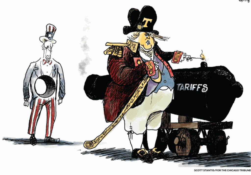 Trump tariffs bad cartoon 11-27-24 Tribune