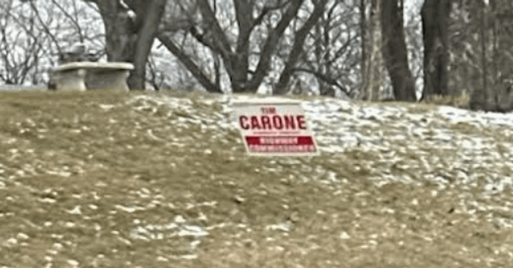 Carone poliltical sign