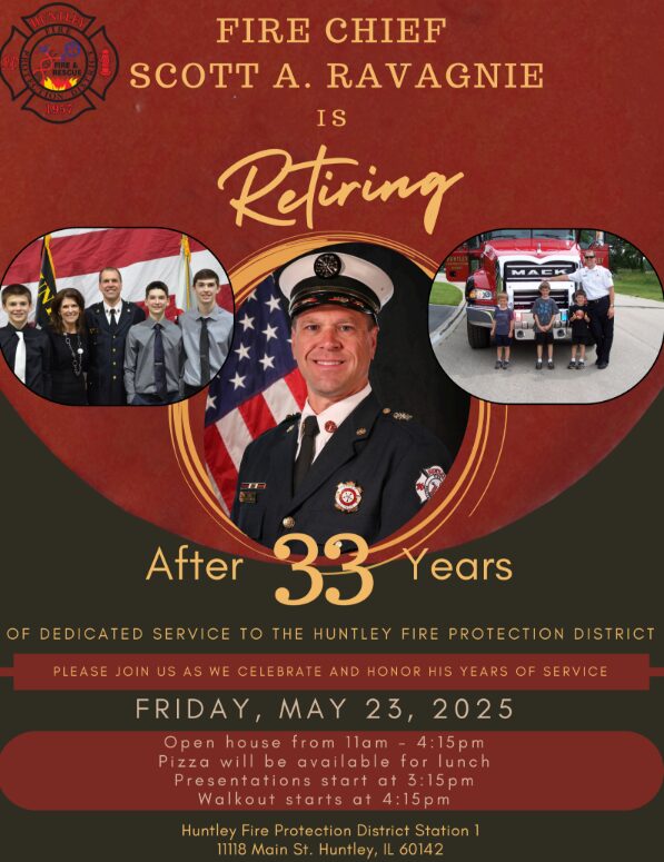 Huntley FPD Chief retirement