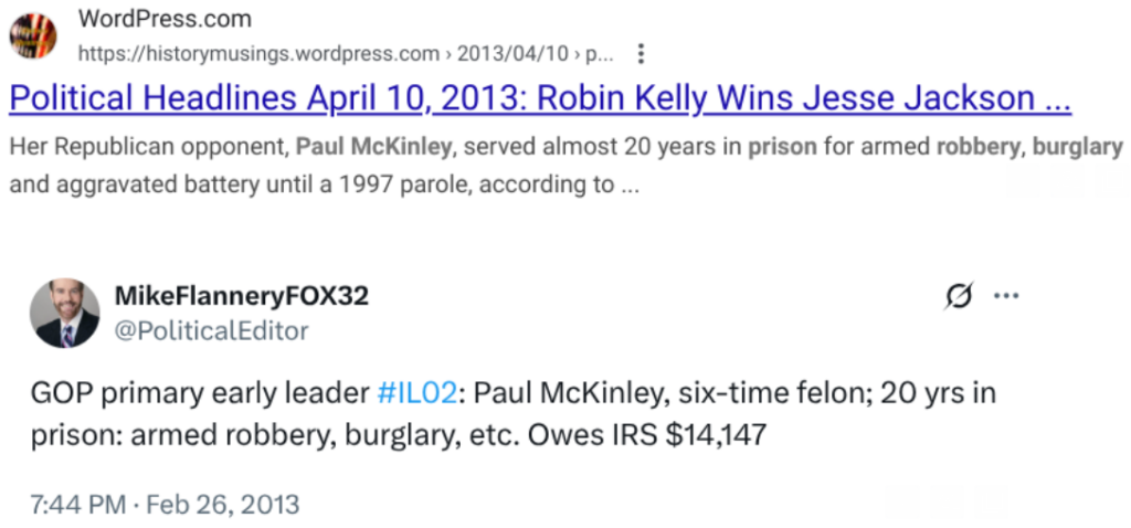 McKinley 2013 sentence