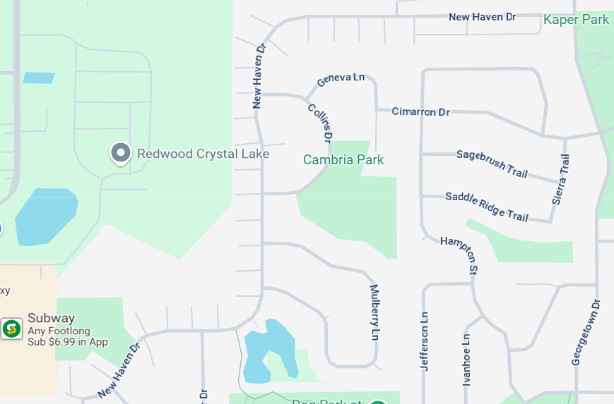 New Haven Drive, Cary