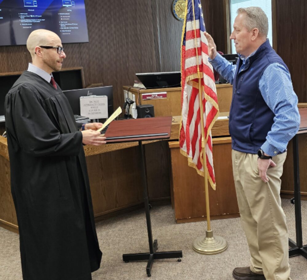Parrish swearing in