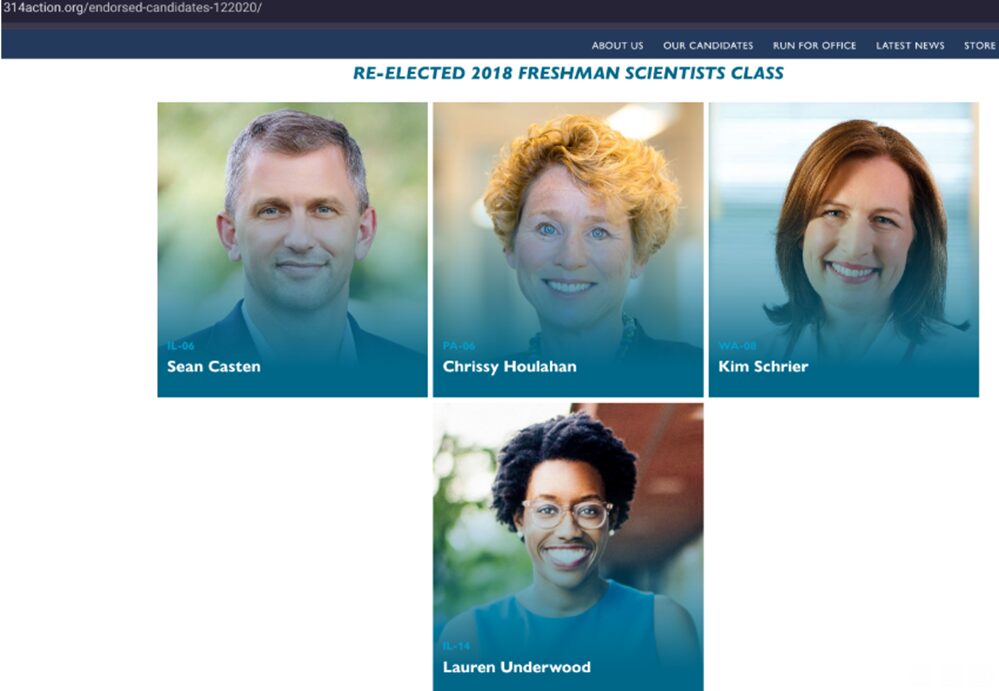 Science PAC endorsements