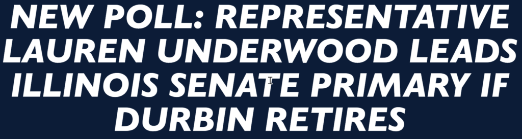 Underwood ahead in April 2025 poll