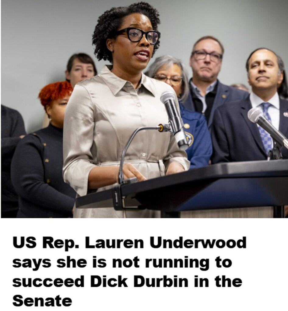 Underwood not running for Sente 5-19-25