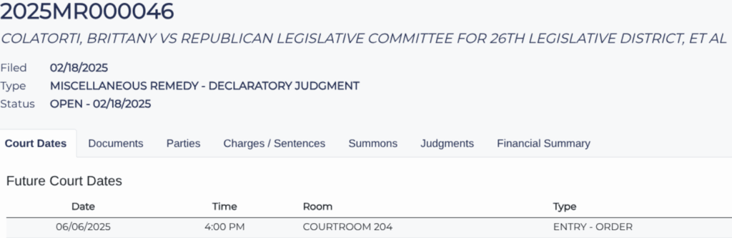 Hills 6-6-25 court info