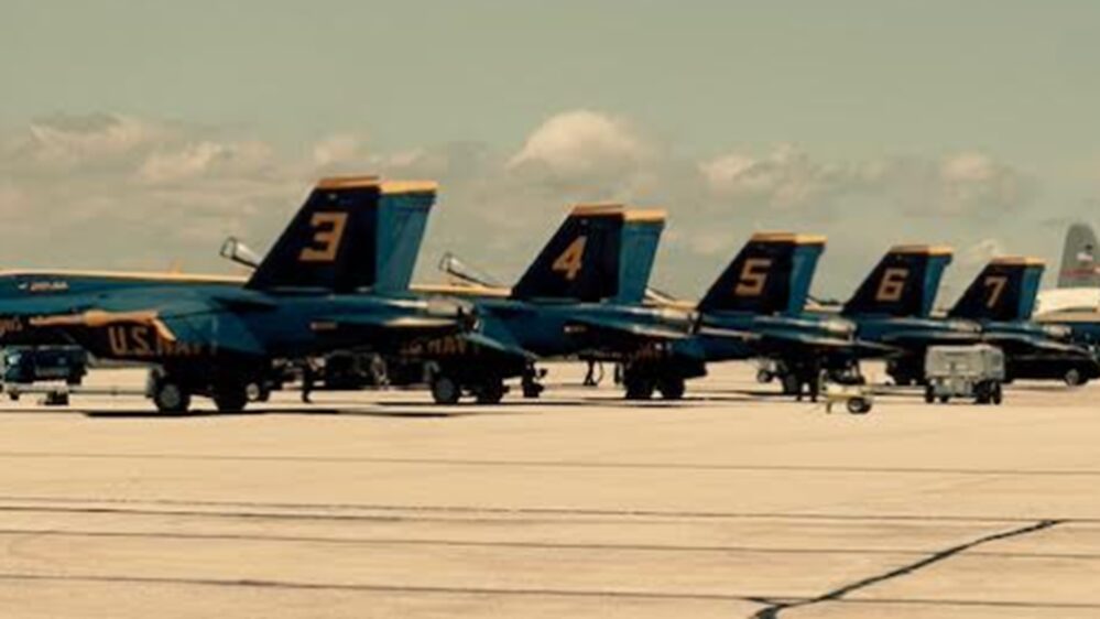 Blue Angels on tarmac
