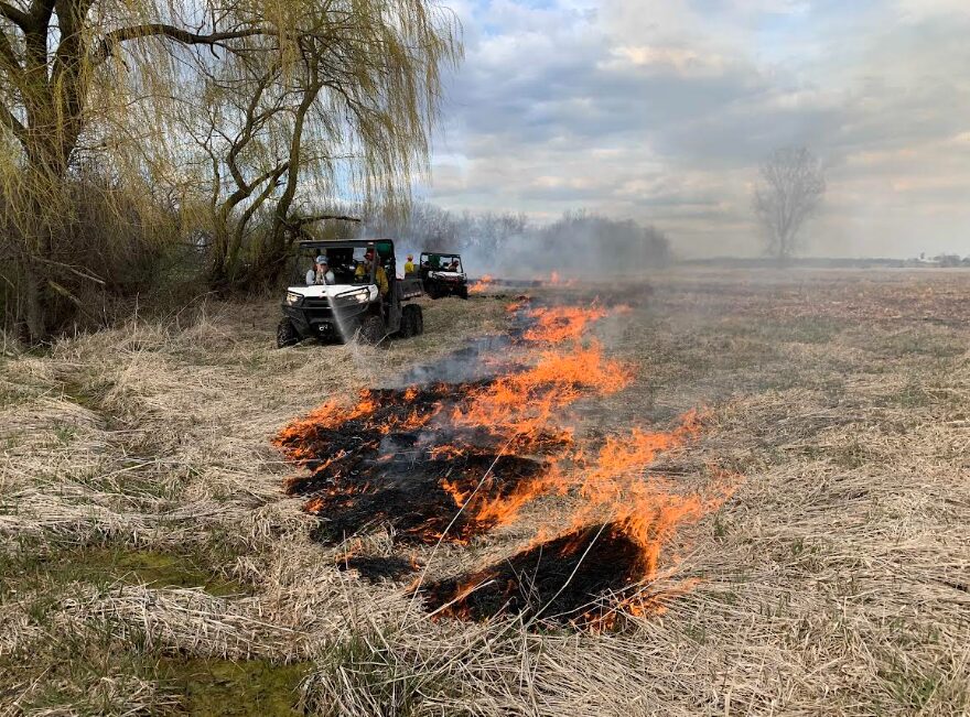 Burn controlled north of Woodstock