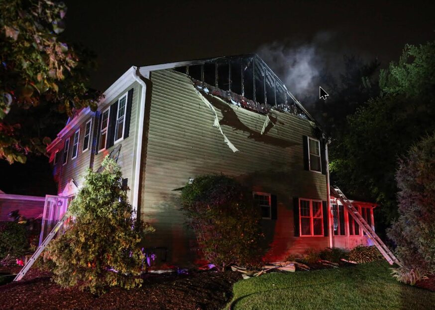 Caery attic fire 1