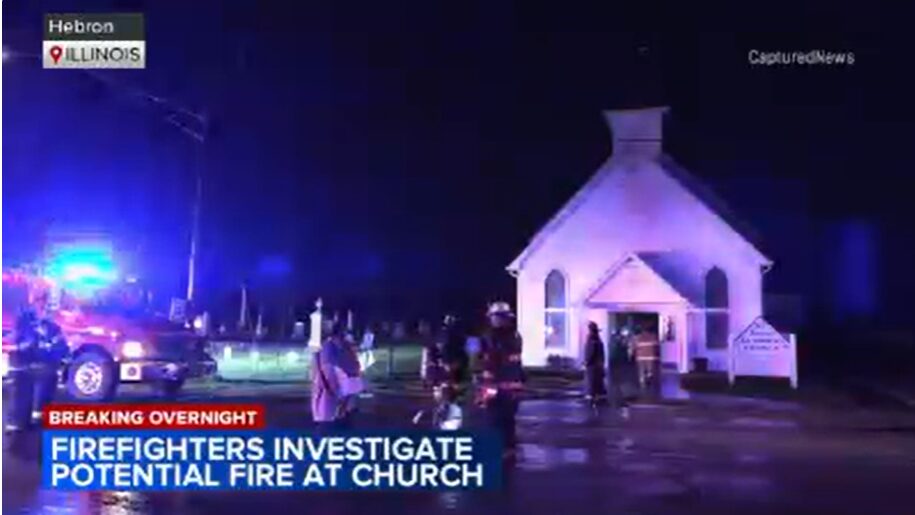 Hebron Lutheran church lightning 7-11-25