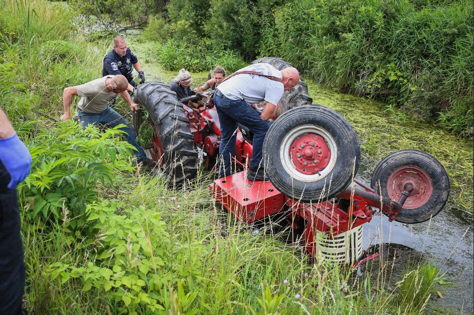 Tactor overturned 7-20-25