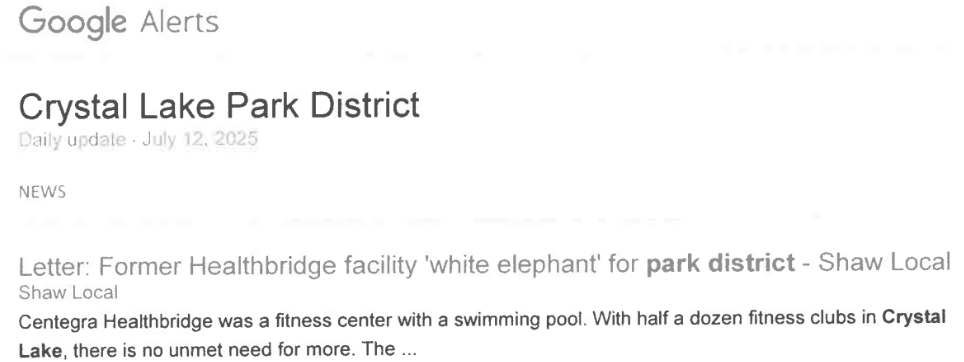 HealthBridge CLPD 8-2-25 google hit on Willson NWH letter 2