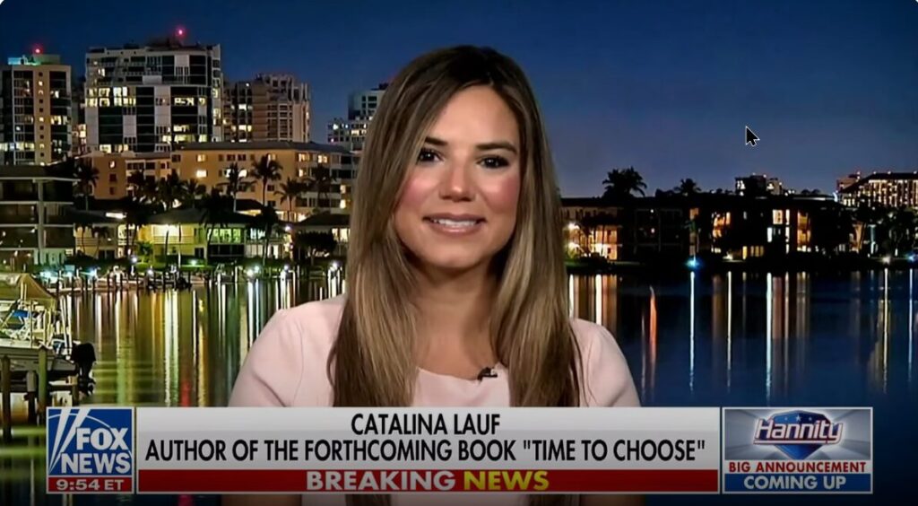 Lauf Hannity Time to Chose book 8-22-25