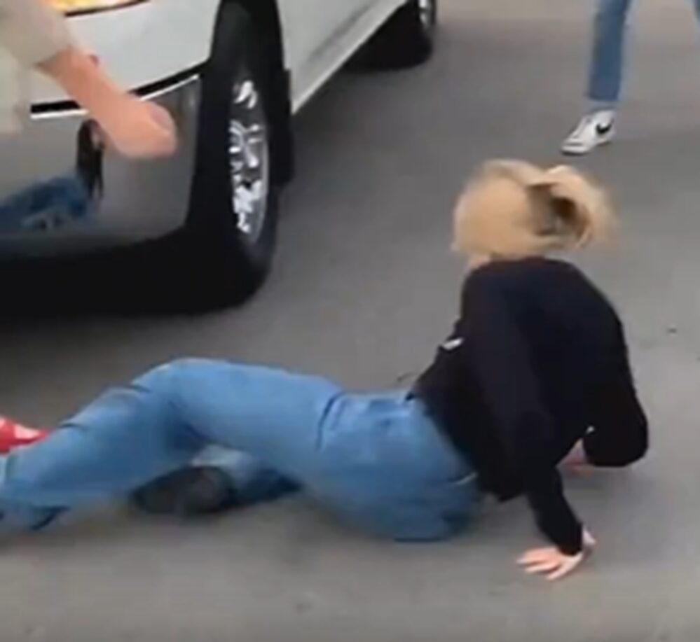 Kat on ground at ICE 9-19-25