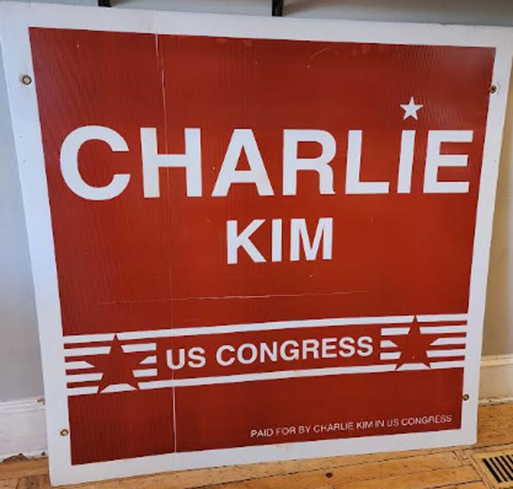 Kim for Congress sign