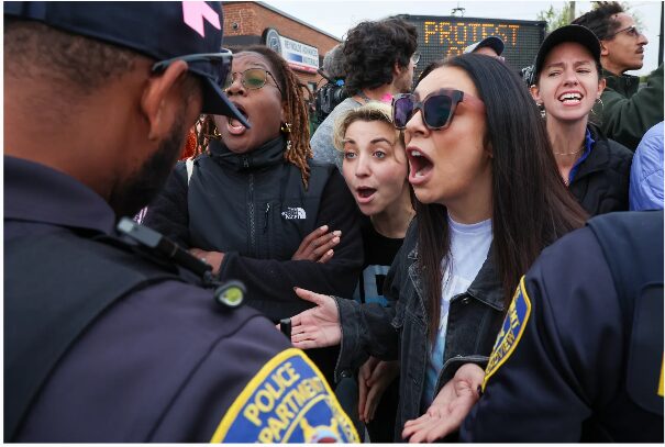 Kat arrest demonstration 10-29-25