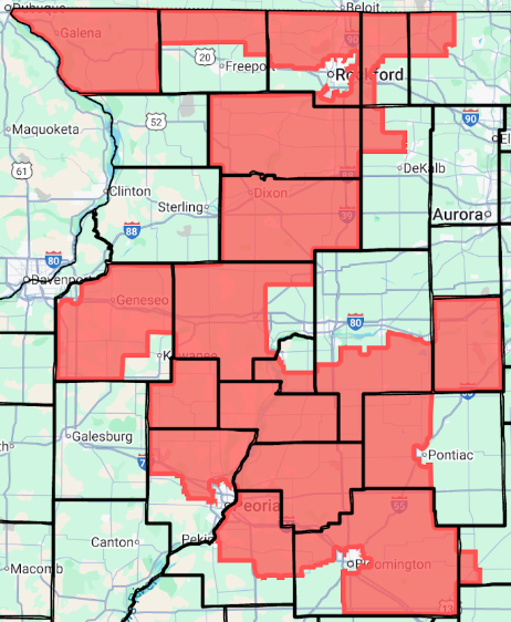 LaHood map