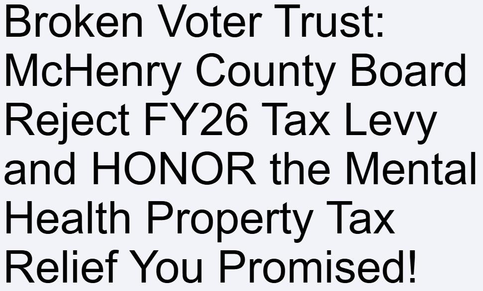 Levy 25 Act now 2