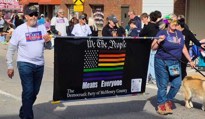 Marengo 25 dem rainbow banner