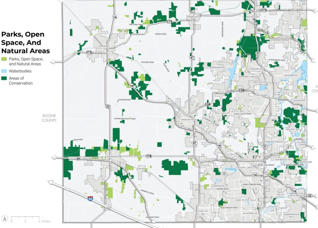 Open space with CL parks missing 2050 plan