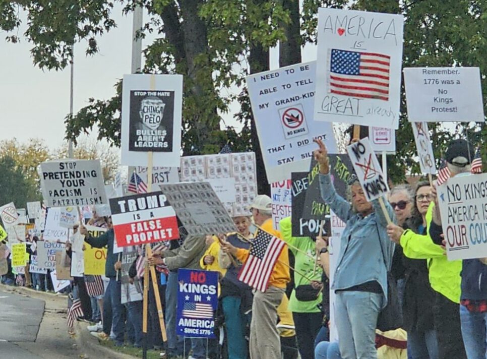 k sam's 1776 no kings protest