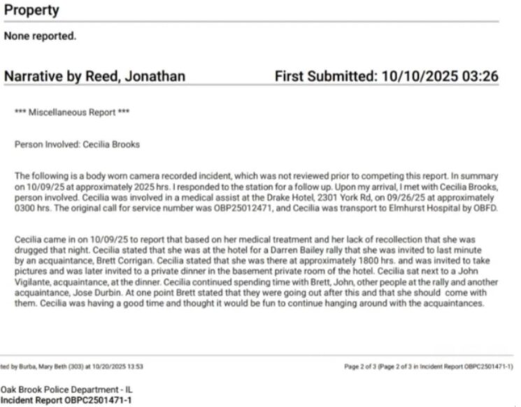 Brooks Oakbrook police 1