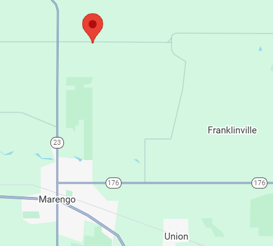 Kishwaukee Valley Road and Deerpass map