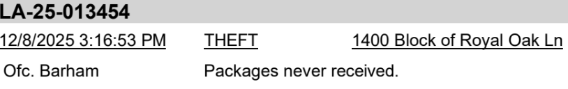 LITH Police 12-8-25 porch theft