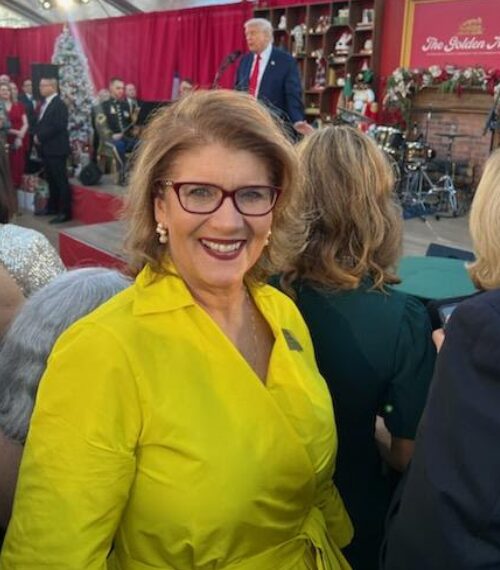 Salvi with Trump speaking 12-25