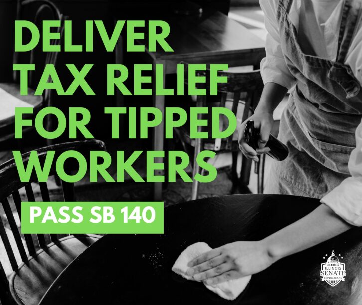 Tipped Tax relief image SB 140 12-8-25