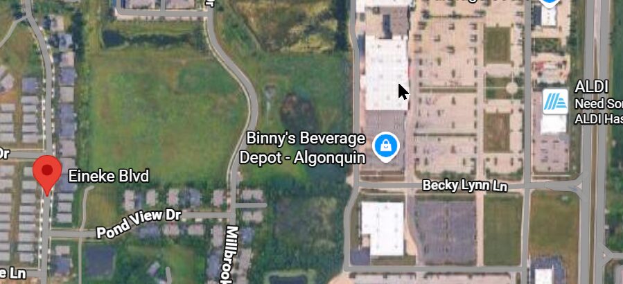 Boyer Road and Eineke Boulevard