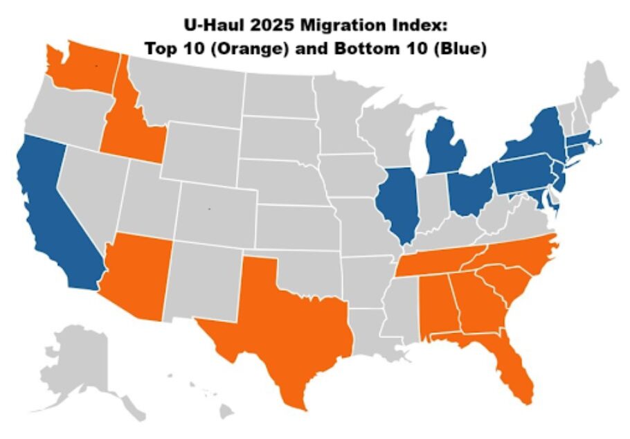 U-Haul map 1-26 2