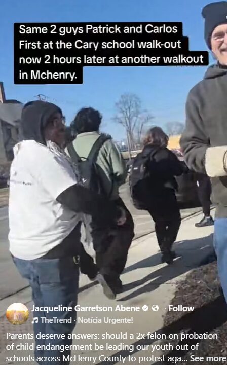 Acosta at HS walkouts