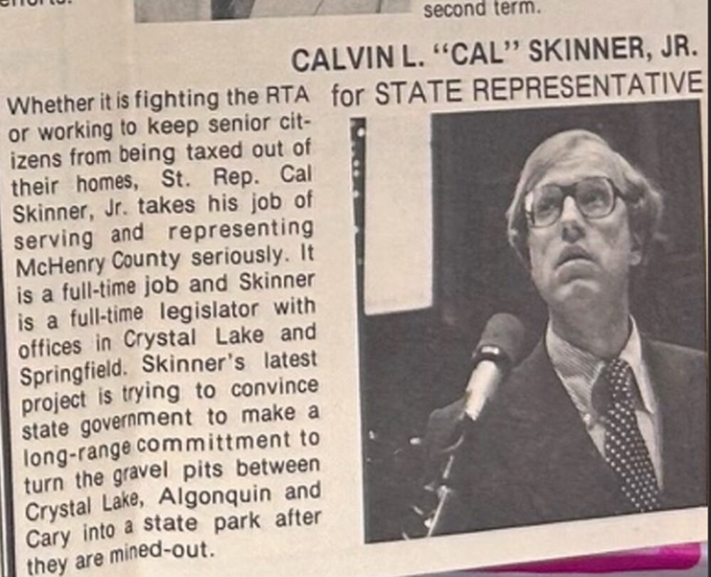 Skinner 1978ish newspaper election article