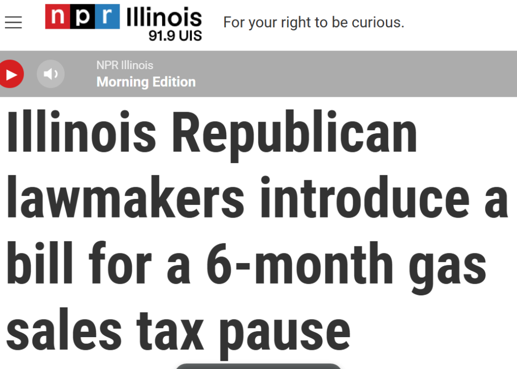 Gas Tax pause GOP 4-9-26