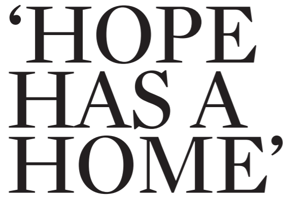 Obama Hope has a home BIG headline